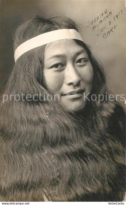 Juneau Alaska Portrait einer Frau