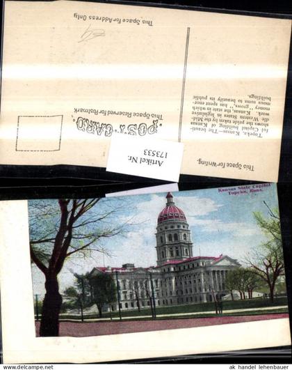 173533,Kansas State Capitol Topeka Gebäude