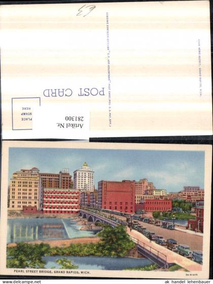 281300,Michigan Grand Rapids Pearl street bridge Brücke