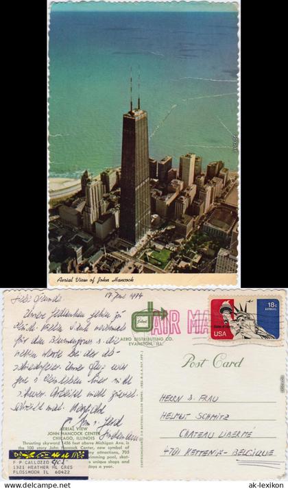 Chicago The Windy City John Hancock Center Luftbild 1994
