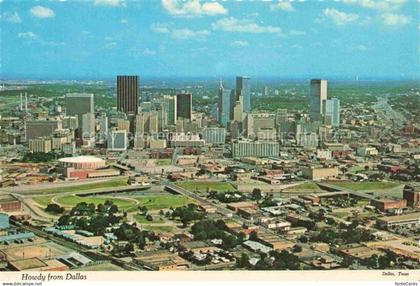 Dallas  Texas USA Skyline view metropolitan center Dallas Memorial Auditorium ae