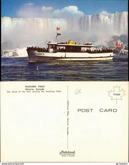 Niagara Falls (NY) Niagarafälle / Niagara Falls US - Dampfer 1965