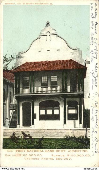 St Augustine Detroit First National Bank of St. Augustine