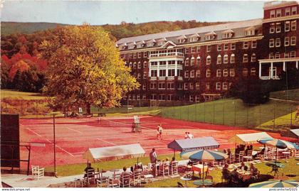 US16 USA VA Virginia Hot springs The homestead casino lawn tennis courts 1980