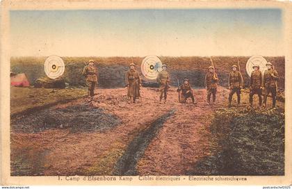 US18 Europe Belgium great war training camp Elsenborn Kamp eletric targets 1931