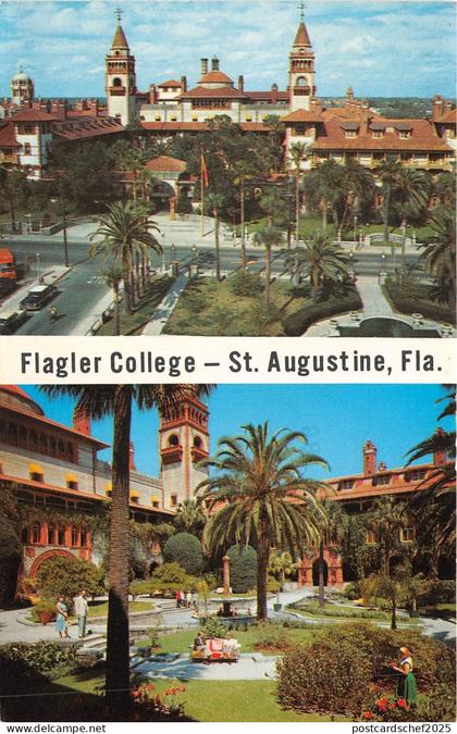 US4 USA FL Flagler college St Augustine Florida postacrd