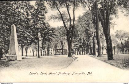 USA - Etats Unis - Maryland - Annapolis - Lover's Lane - Naval Academy - separated sheets - CPA