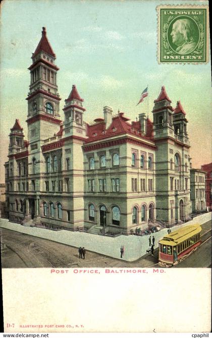 CPA Post Office Baltimore Md