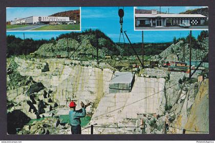Postcard, United States, Barre VT, Rock of Ages Granite Quarry