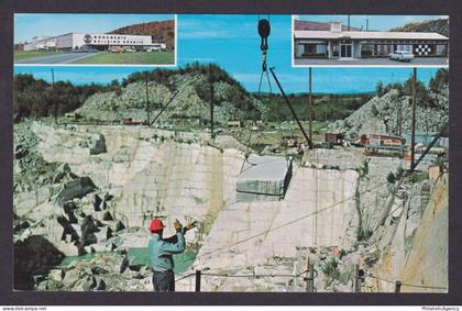 Postcard, United States, Barre VT, Rock of Ages Granite Quarry