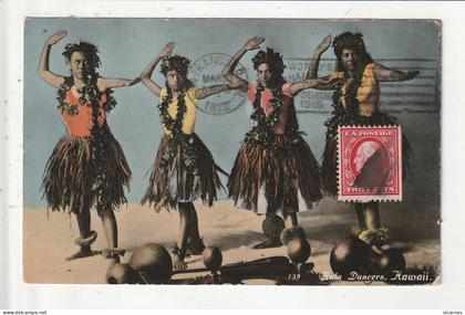 CP ETATS UNIS Hula dancers HAWAIÏ