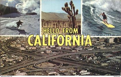 California City Freeways desert in bloom Pacific Ocean