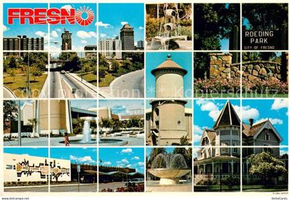 Fresno California Orts und Teilansichten