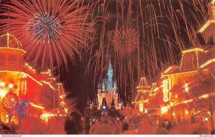 US 1979 Anaheim California Fantasy in the Sky Fireworks Disneyland postcard B912