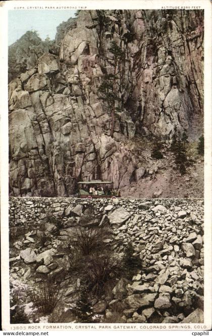 CPA Rock Formation Crystal Park Gateway Colorado Springs