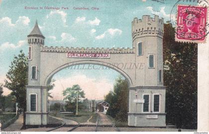 OHIO - Entrance to Olentangy Park, Columbus, Postcard 1907