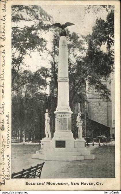 New Haven Connecticut Soldiers Monument