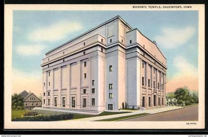 AK Davenport, IA, Masonic Temple
