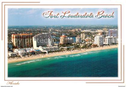 Fort Lauderdale Florida Looking in along the main strip on Fort Lauderdale Beach