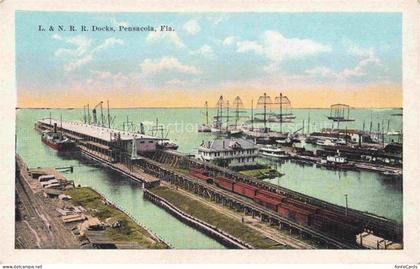 Pensacola Florida USA L. N.R.R. Docks