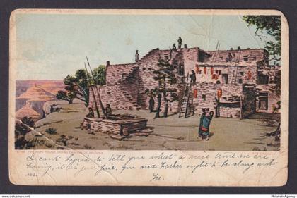 Postcard, United States, Grand Canyon AZ, The Hopi House