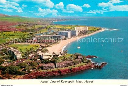 Maui Hawaii Aerial View of Kaanapali