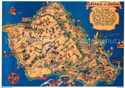 Oahu Ortungskarte
