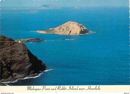 Carte Postale - Etats-Unis - Honolulu - Makapuu point and rabbit island near honolulu - with its famous lighthouse is vi