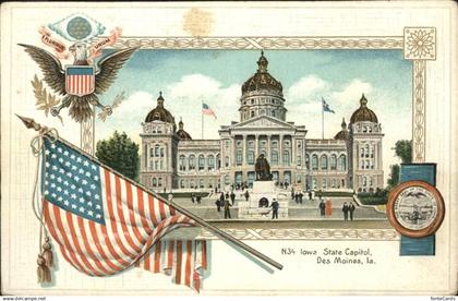 Des Moines Iowa Iowa State Capitol