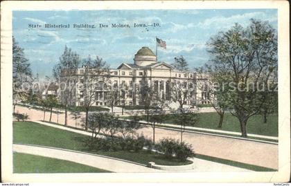 Des Moines Iowa State Historical Building