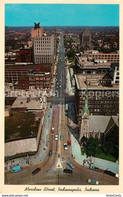 Indianapolis View northward of Meridian Street from Monument Circle