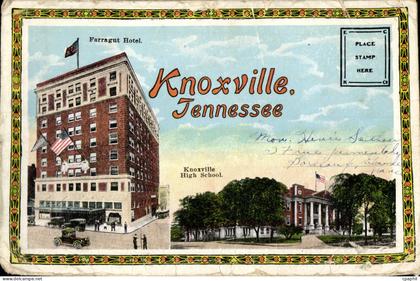 CPA Enveloppe pour carte enveloppe Knoxville Tennessee
