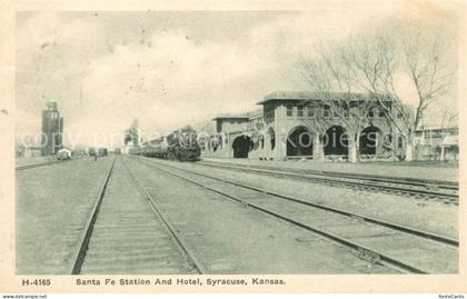 Syracuse Kansas Santa Fe Station Hotel