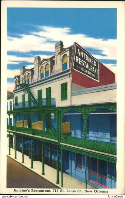 New Orleans Louisiana Antoine's Restaurant