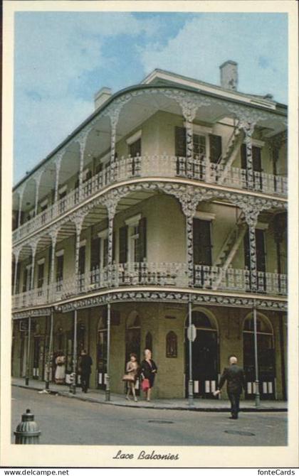 New Orleans Louisiana Lace Balconies