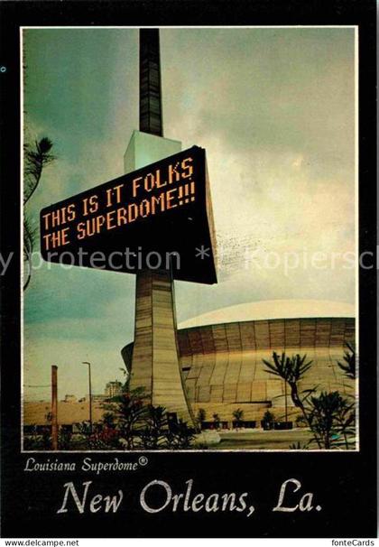 New Orleans Louisiana Superdome