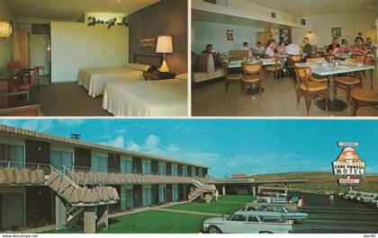 Wahweap Junction Arizona, Lake Powell Motel, Lodging Interior Views, near Glen Canyon Dam, c1960s Vintage Postcard
