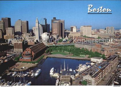 Boston Massachusetts Fliegeraufnahme