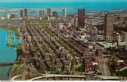 Boston Massachusetts Fliegeraufnahme