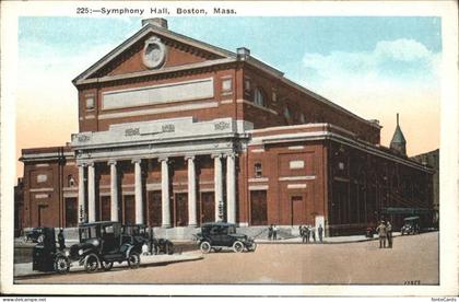 Boston Massachusetts Symphony Hall