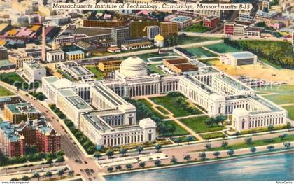 Cambridge Massachusetts Massachusetts Institute of Technology from the air Illus