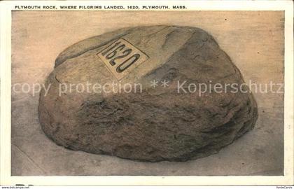 Plymouth Massachusetts Plymouth Rock where pilgrims landed 1620