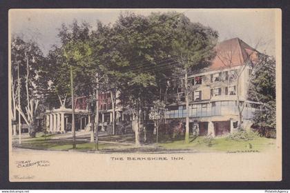 Postcard, United States, Great Barrington MA, The Berkshire Inn