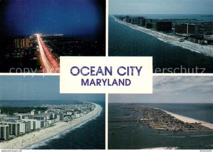 Ocean City Maryland Fliegeraufnahme Townhouses Beach