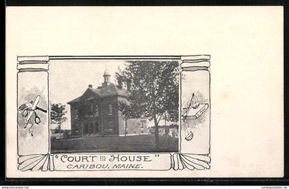 AK Caribou, ME, Court House