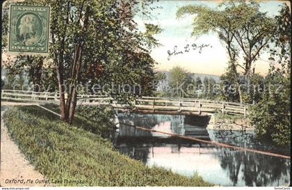 Oxford Maine Lake Thompson Bridge