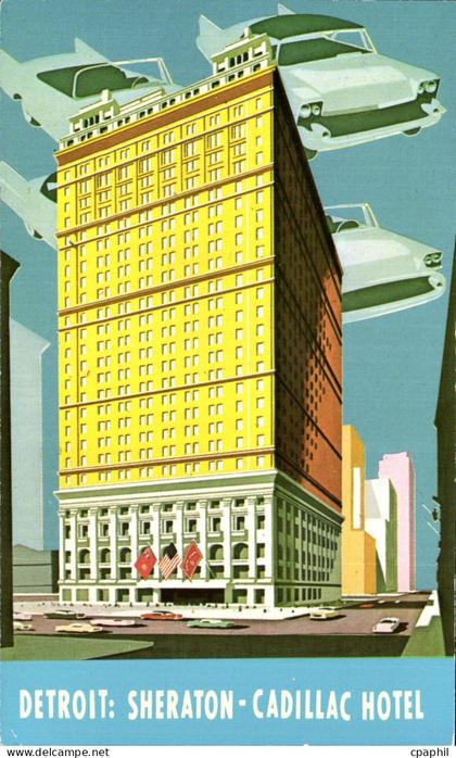 CPA Sheraton Cadillac Hotel Washington boulevard at Michigan Avenue Detroit Michigan
