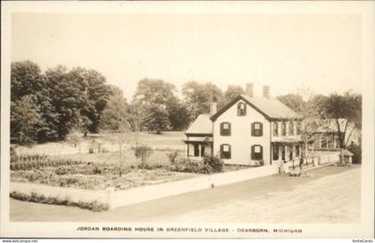Dearborn Michigan Jordan Boarding House Greenfield Village