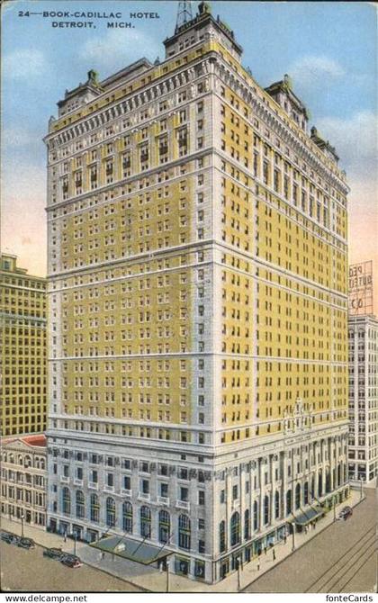 Detroit Michigan Book Cadillac Hotel