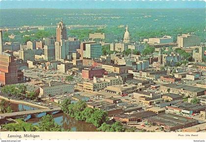 Lansing Michigan Aerial view